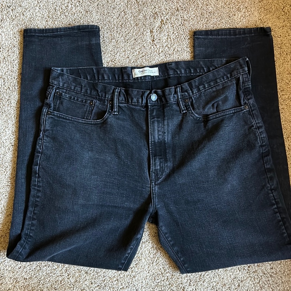 Gap Black Men's Slim Straight Jeans